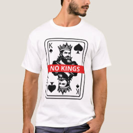 Camiseta No Kings Spade Shirt – Black and White King Playin