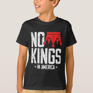 Camiseta No Kings Vintage Patriotic Freedom Liberotic Usa L