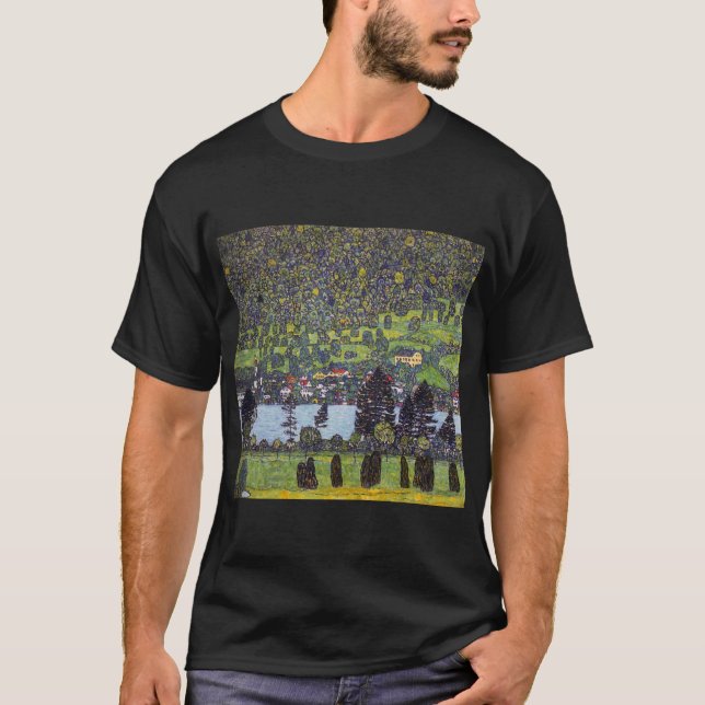 Camiseta No Lago Atter, Gustav Klimt (Frente)