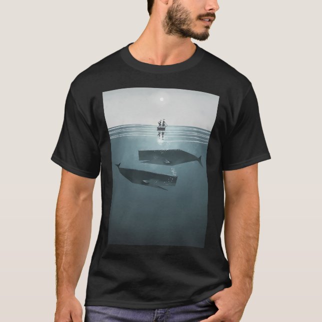 Camiseta No mar. (Frente)