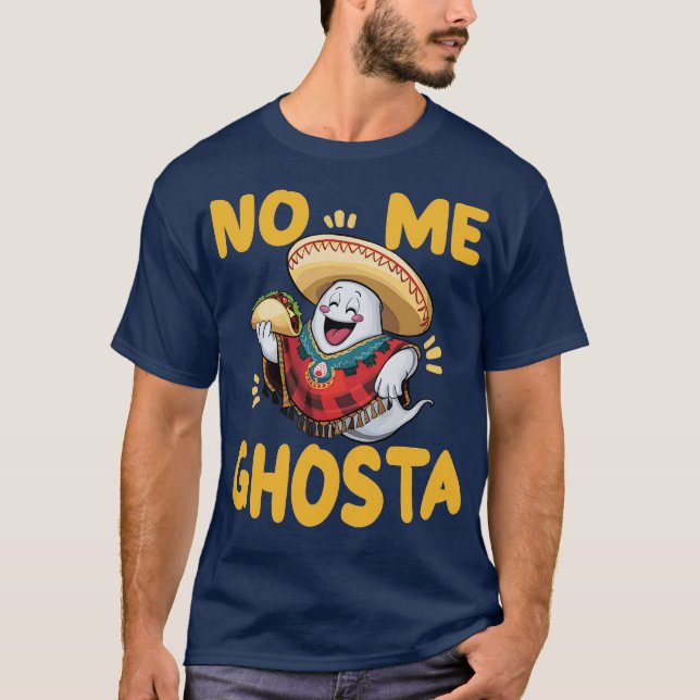 Camiseta no me ghosta halloween (Frente)