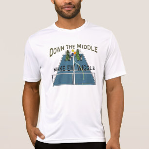 Camiseta No meio, faça-me balançar Pickleball