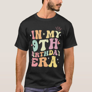 Camiseta No Meu 9º Aniversário Era Nove Anos De Idade G