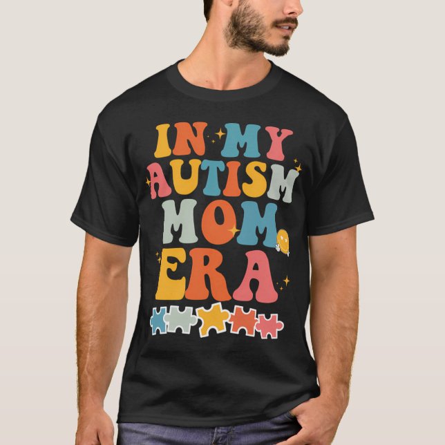 Camiseta No Meu Autismo A Mãe Era Neurodiversidade Retro Gr (Frente)