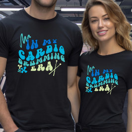 Camiseta No meu Cardio Drumming Era Texto personalizado na