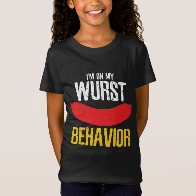 Camiseta No Meu Comportamento Wurst Oktoberfest (Frente)