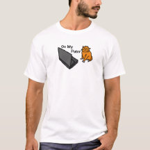 No Meu Computador Divertido Meme de Gato Laranja