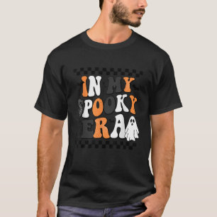 Camiseta No Meu Era Assustador Groovy Dia das Bruxas Hippie