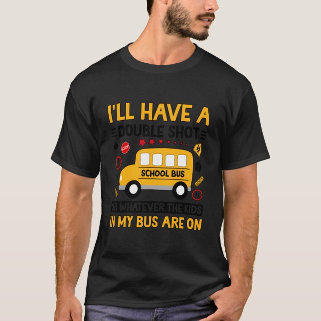 Camiseta No Meu Monitor De Ônibus Monitor De Ônibus Escolar (Frente)