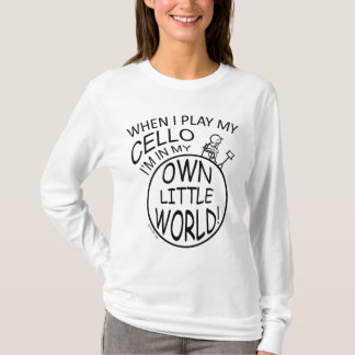 Camiseta No Meu Pequeno Mundo Cello