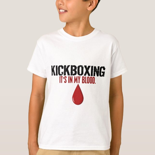 Camiseta No meu sangue, KICKBOXING (Frente)