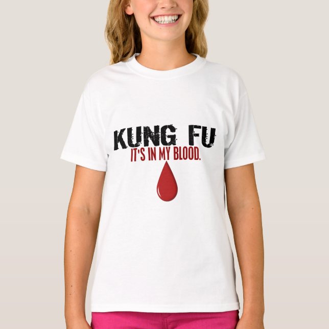 Camiseta No Meu Sangue KUNG FU (Frente)
