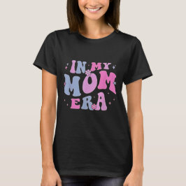 Camiseta no Meu Tempo de Mãe Amante Groovy Retro Dia das Mã