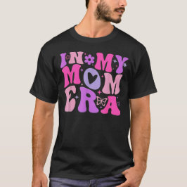 Camiseta no Meu Tempo de Mãe Amante Groovy Retro Dia das Mã
