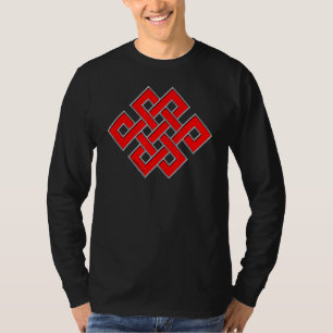 Camiseta Nó Místico Vermelho Sem Fim, Eterno, Infinito, Pan
