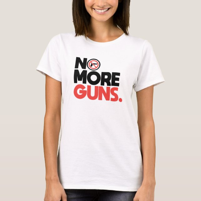 Camiseta No More Guns (Frente)