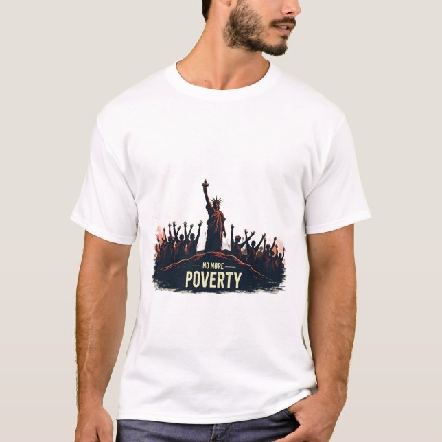 Camiseta No More Poverty (Frente)