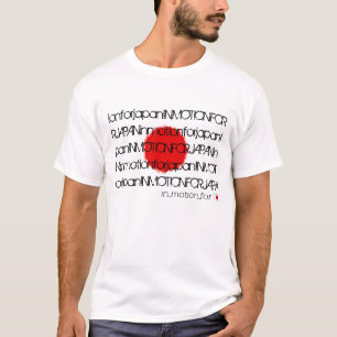 Camiseta "No movimento para t-shirt de Japão" (angariação