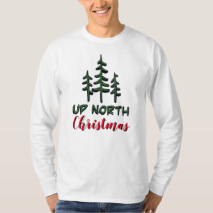 Camiseta No Natal do Norte evergreens
