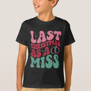 Camiseta No Natal Passado Como Uma Noiva De Natal Eng Engra