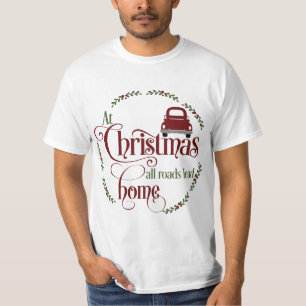Camiseta No Natal, todas as estradas levam para casa
