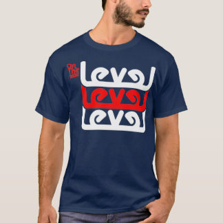 Camiseta No Nível Retro Empilhado Premium Masônico