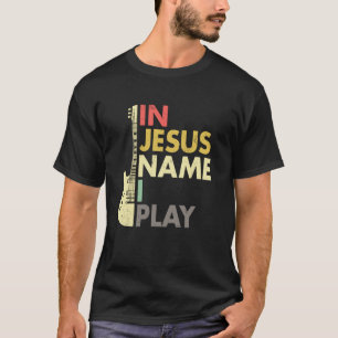 Camiseta No Nome de Jesus Eu To Co Violão Cristão