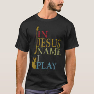 Camiseta No Nome de Jesus Eu Tooco Violão