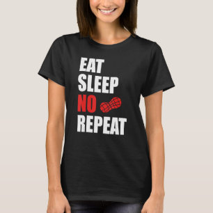 Camiseta No Nut Novembro Sleep No Nut Repeat NNN Meme