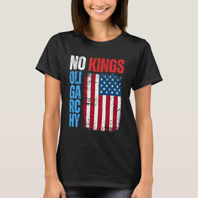 Camiseta No Oligarchy No Kings (Frente)