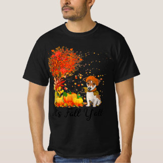 Camiseta no outono, jack russell bompkin