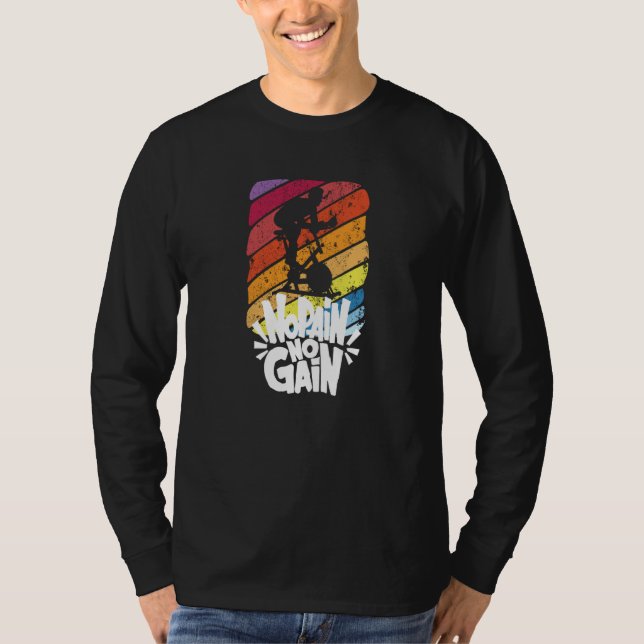 Camiseta No Pain No Gain Indoor Cycling Class  1 (Frente)