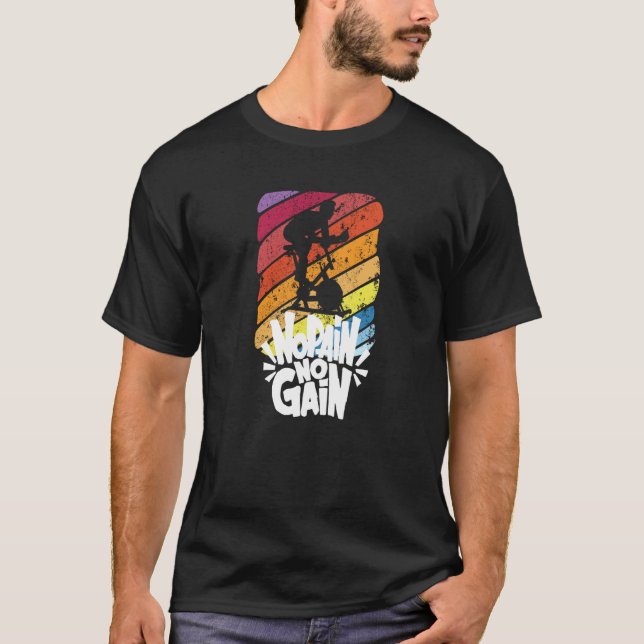 Camiseta No Pain No Gain Indoor Cycling Class  1 (Frente)