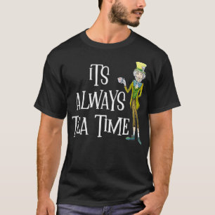 Camiseta No País das Maravilhas Seu Tempo De Chá 1
