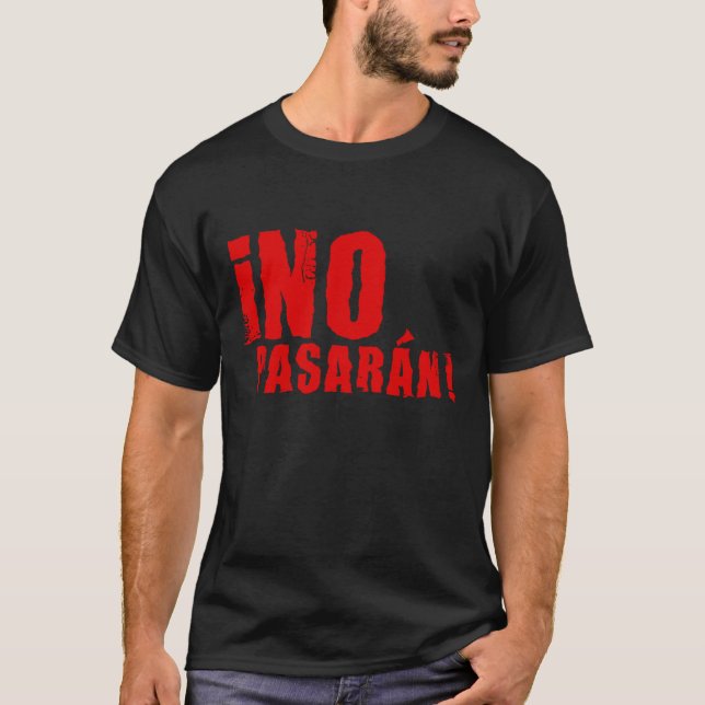 Camiseta no pasaran (Frente)