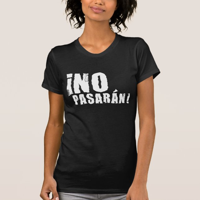 Camiseta no pasaran (Frente)