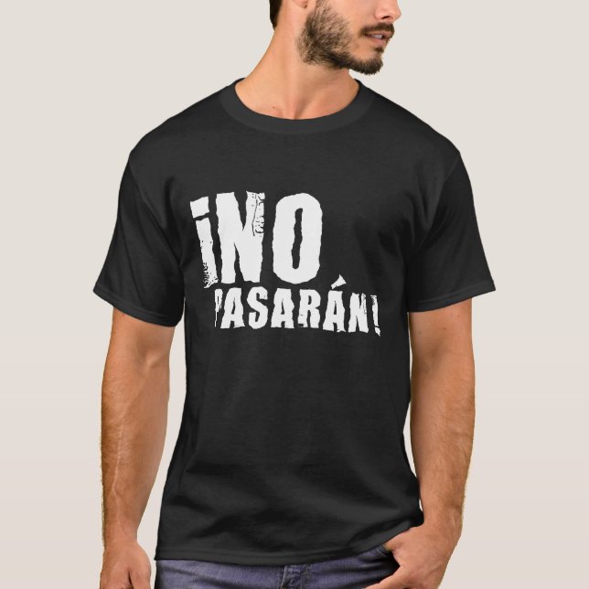 Camiseta no pasaran (Frente)