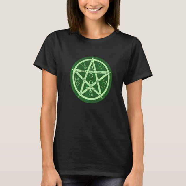 Camiseta Nó Pentagrama Celta Irlandês Wicca (Frente)