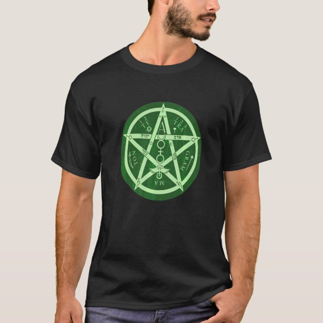 Camiseta Nó Pentagrama Celta Irlandês Wicca (Frente)