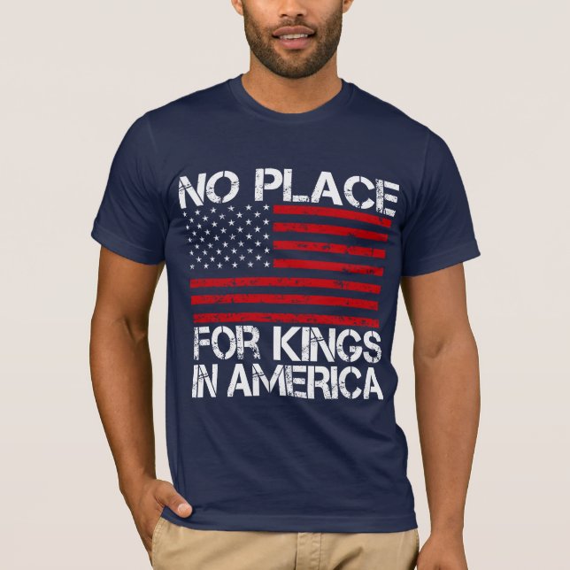 Camiseta No Place For Kings In America - Defending Freedom (Frente)
