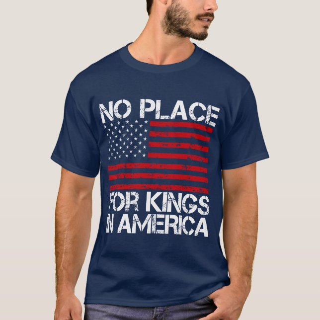 Camiseta No Place For Kings In America - Defending Freedom (Frente)