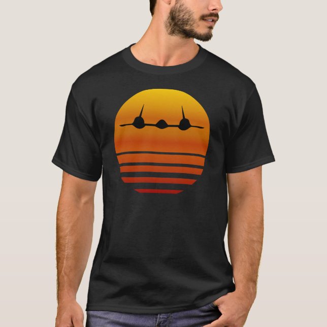 Camiseta No Pôr do Sol - O Blackbird (Frente)