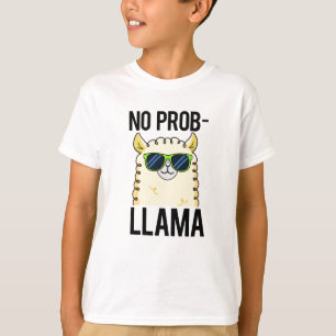 Camiseta No-Prob-Llama Funny Legal Llama Pun