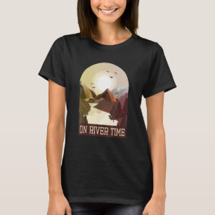 Camiseta No rio River Time, rio de desova natural pacífica