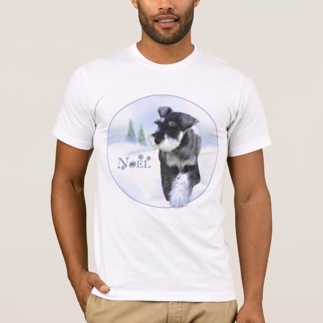 Camiseta Nó Schnauzer Standard (Frente)