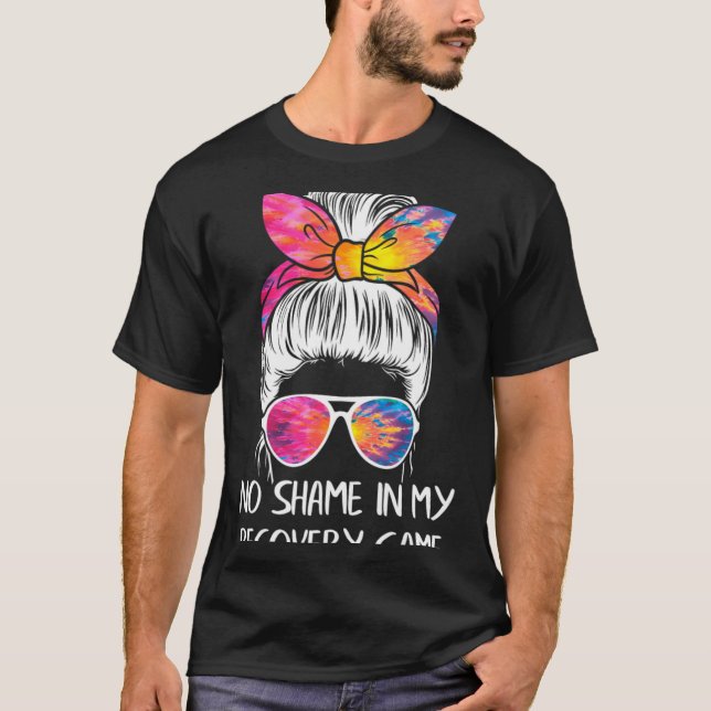 Camiseta No Shame In My Recovery Game Sobriety Aa Na Anni T (Frente)