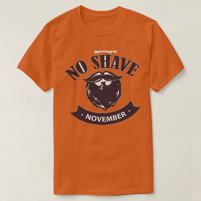 Camiseta No Shave 24 de novembro (Frente do Design)