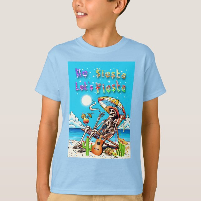 Camiseta No Siesta Vamos Fiesta (Frente)