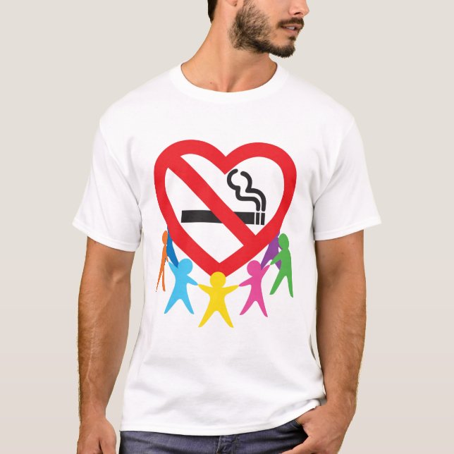 Camiseta No-smoking heart T (Frente)