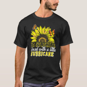 Camiseta No sol misto com pequeno furacão
